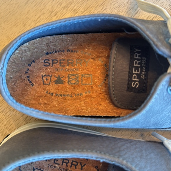 Women’s Blue Gray White White Sperry‎ Shoes Sneakers Size 8 - Picture 5 of 11